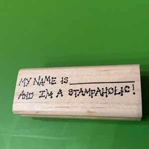 Stampaholic rubber stamp